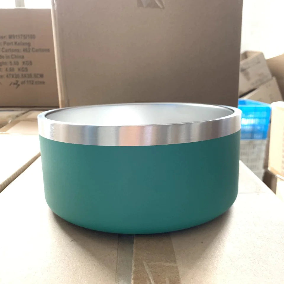 Stainless Steel Designer Dog Bowl